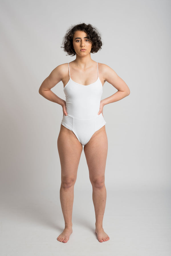 Ethical and sustainable swimwear for women xxs to plus size, recycled ECONYL cute frill onepiece ethically made in Australia.